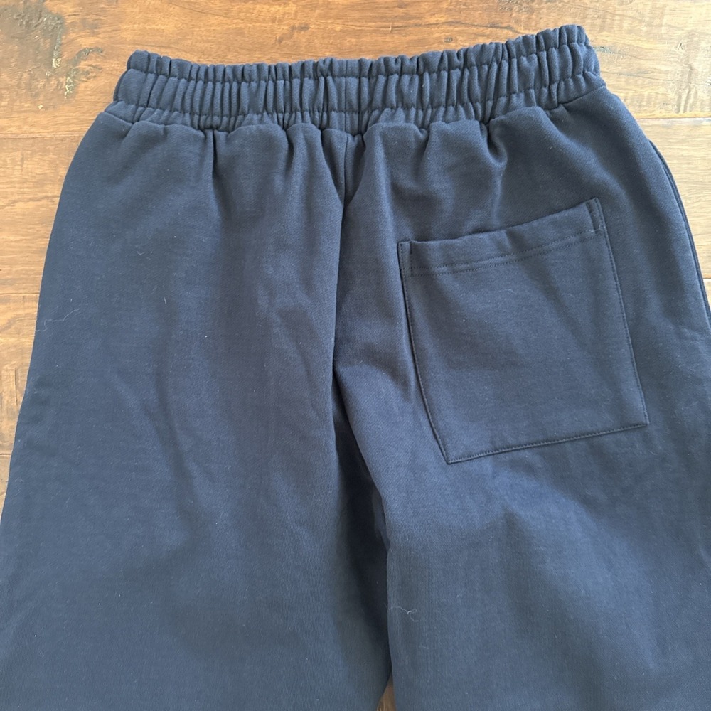 HOURS Men's Open Bottom Sweatpants Navy Thick Quality Size XL EUC - Picture 6 of 7